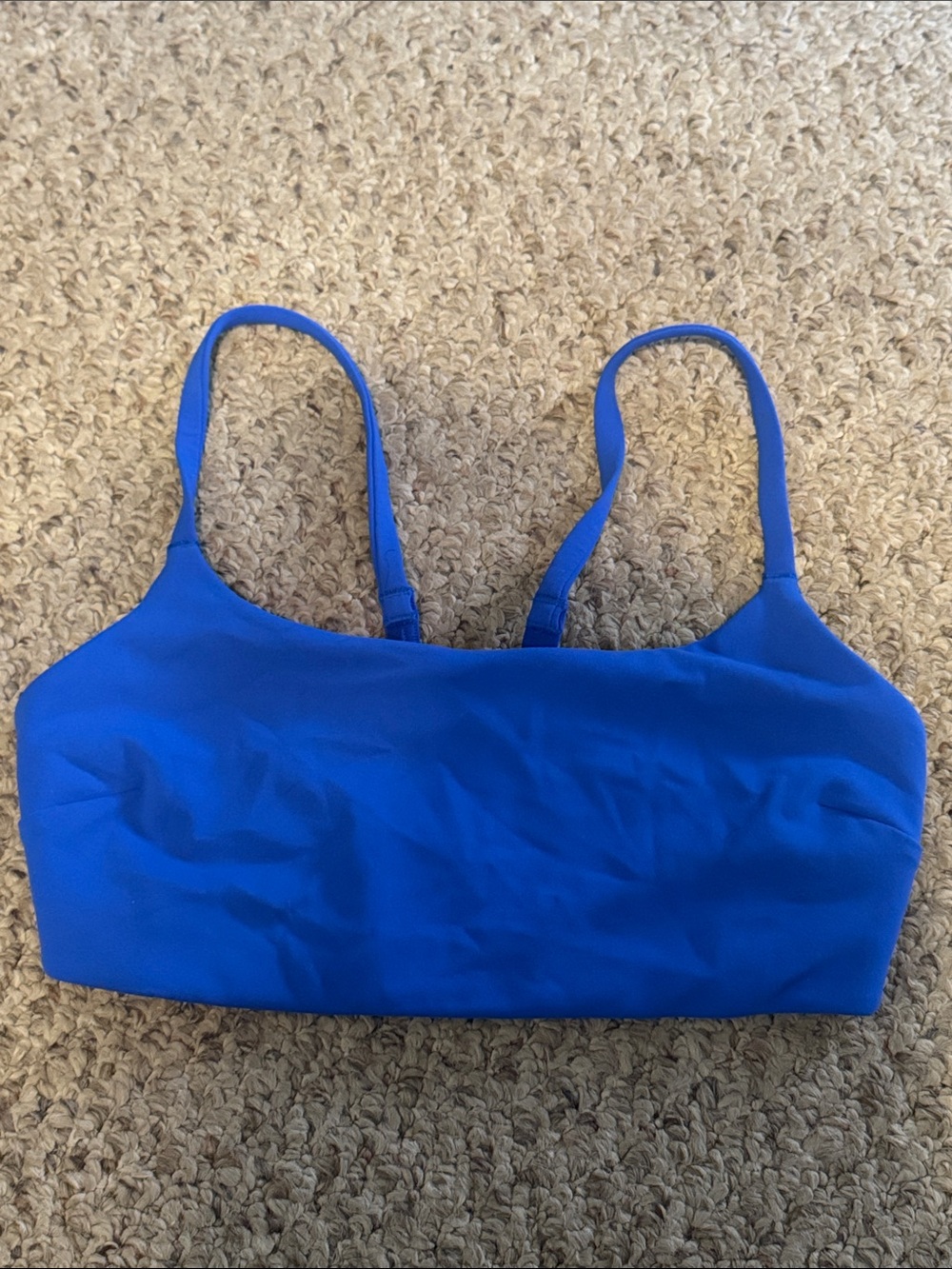 lululemon athletica Royal Blue strappy sports bra